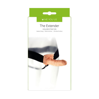 The Extender Hollow Strap On Dildo - 6 Inches Light Tone