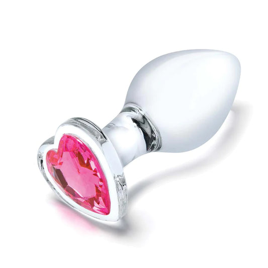Heart Jewel 3 Piece Anal Training Butt Plug Kit - 3 Inch, 3.5 Inch & 4 Inch