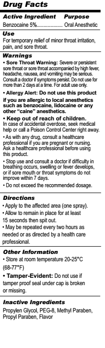 Frozen Deep Throat Desensitizing Spray - 118ml