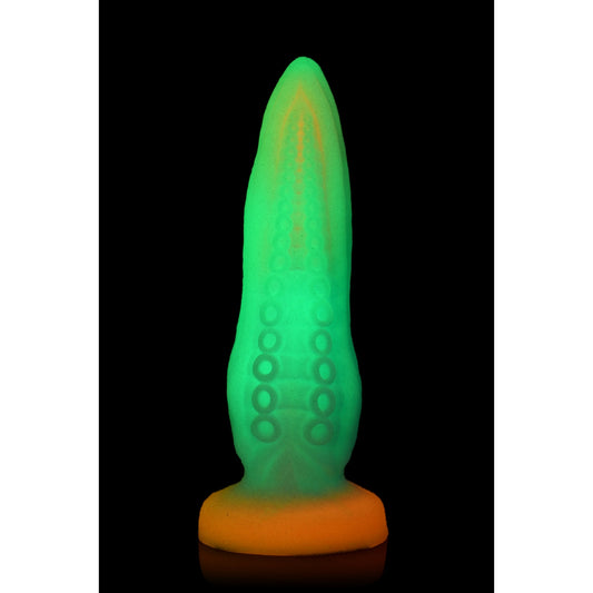 Tenta-Cock Glow In The Dark Silicone Dildo - 9.5 inches