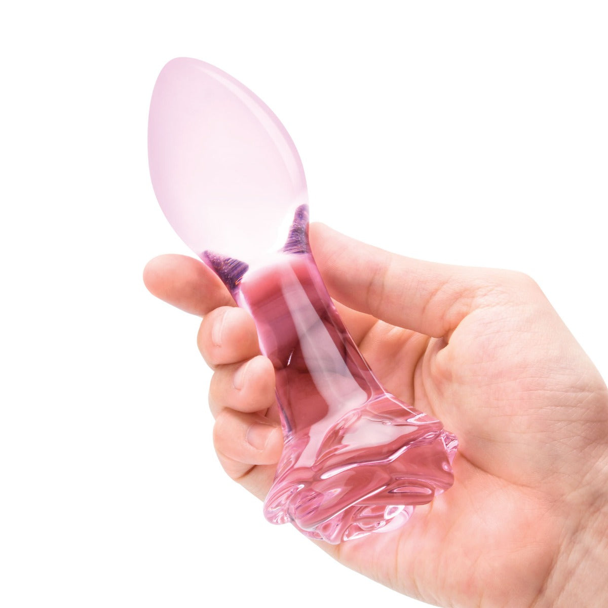 Rosebud 3 Piece Butt Plug Set - Pink 3.5 Inch, 4 Inch & 5.5 Inch