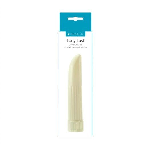 Lady Lust Mini Vibrator - Ivory 4.5 inches