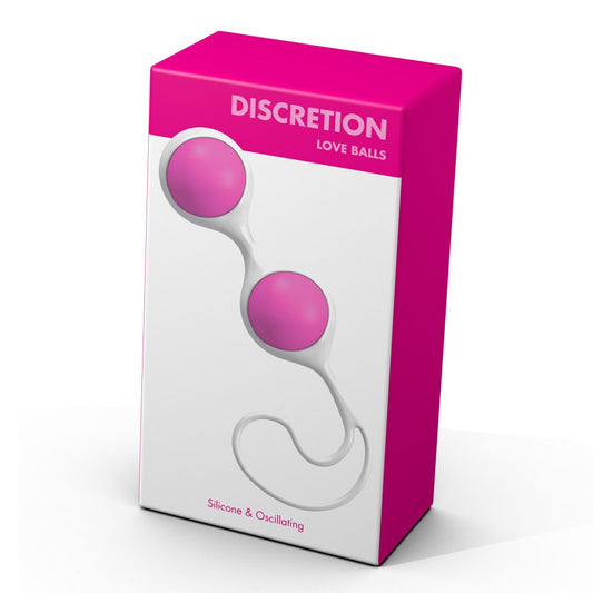 Discretion Weighted Love Balls - 60g White/Pink