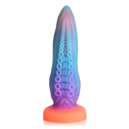 Tenta-Cock Glow In The Dark Silicone Dildo - 9.5 inches