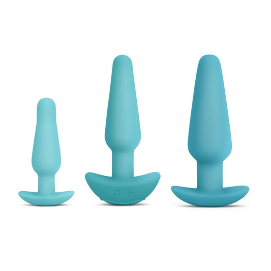 The b-Vibe 7 Piece Anal Training & Education Set - Blue